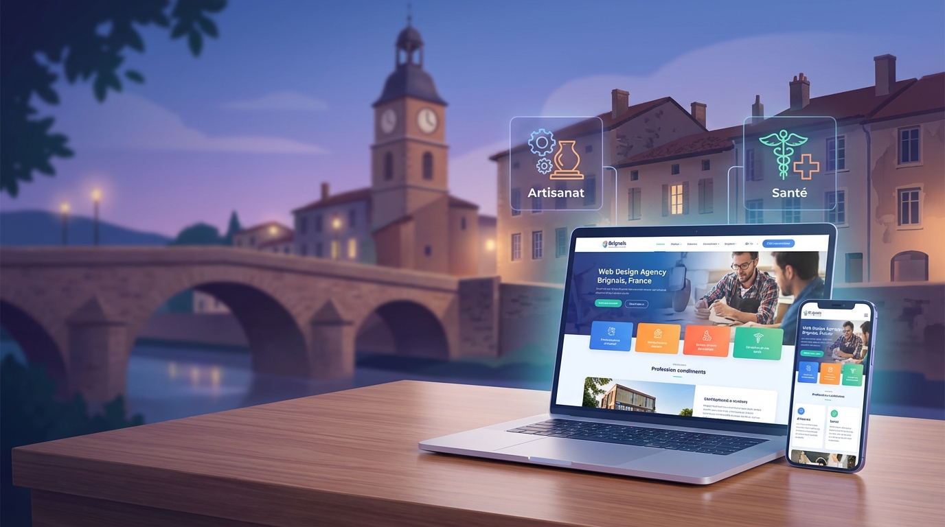 Création de site internet professionnel à Brignais — Web Pulse