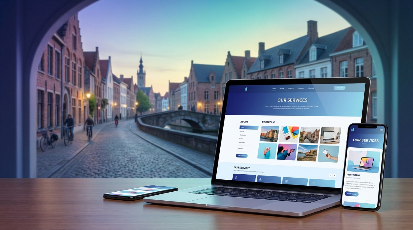 Création de site internet professionnel à Bruges — Web Pulse