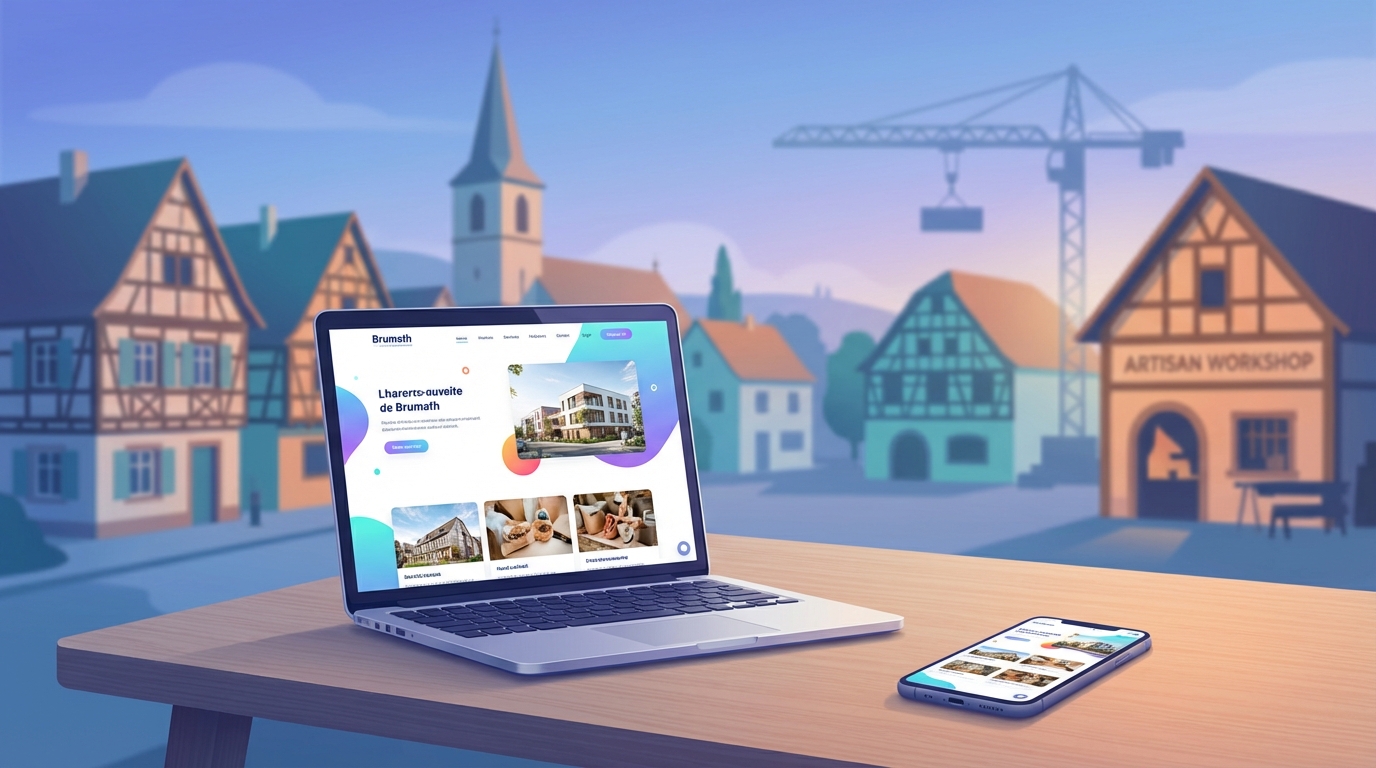 Création de site internet professionnel à Brumath — Web Pulse
