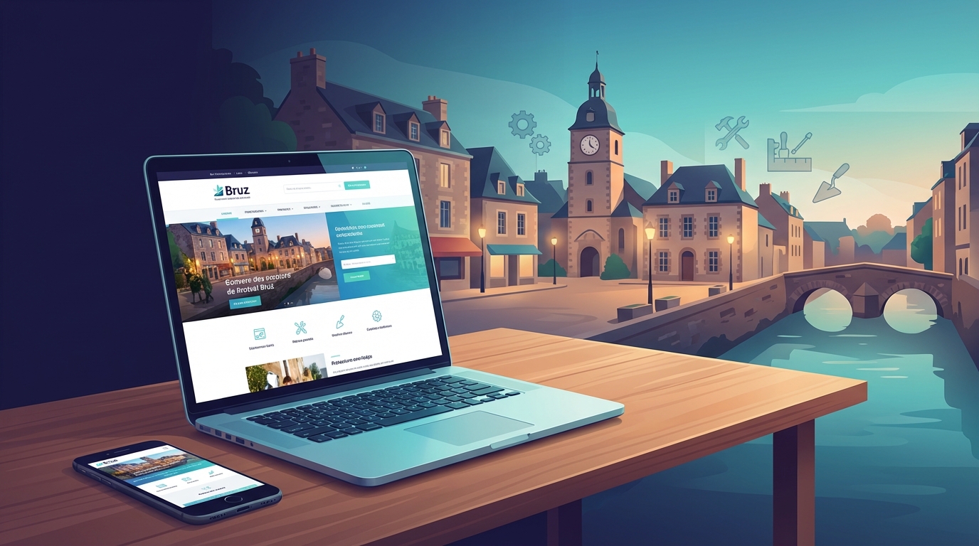 Création de site internet professionnel à Bruz — Web Pulse