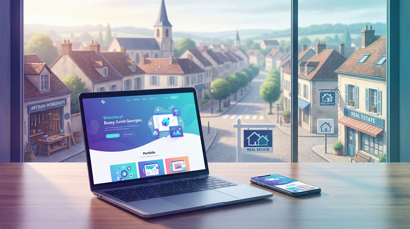 Création de site internet professionnel à Bussy-Saint-Georges — Web Pulse