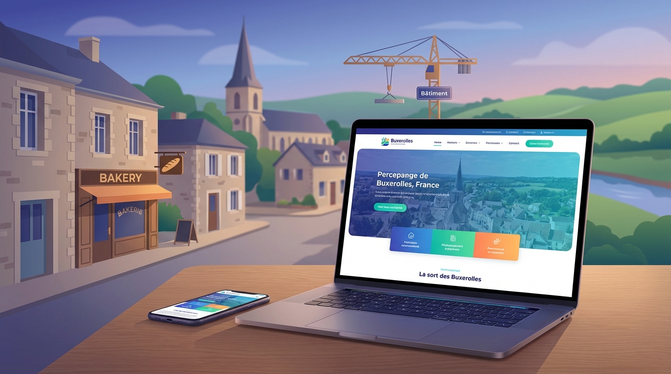 Création de site internet professionnel à Buxerolles — Web Pulse