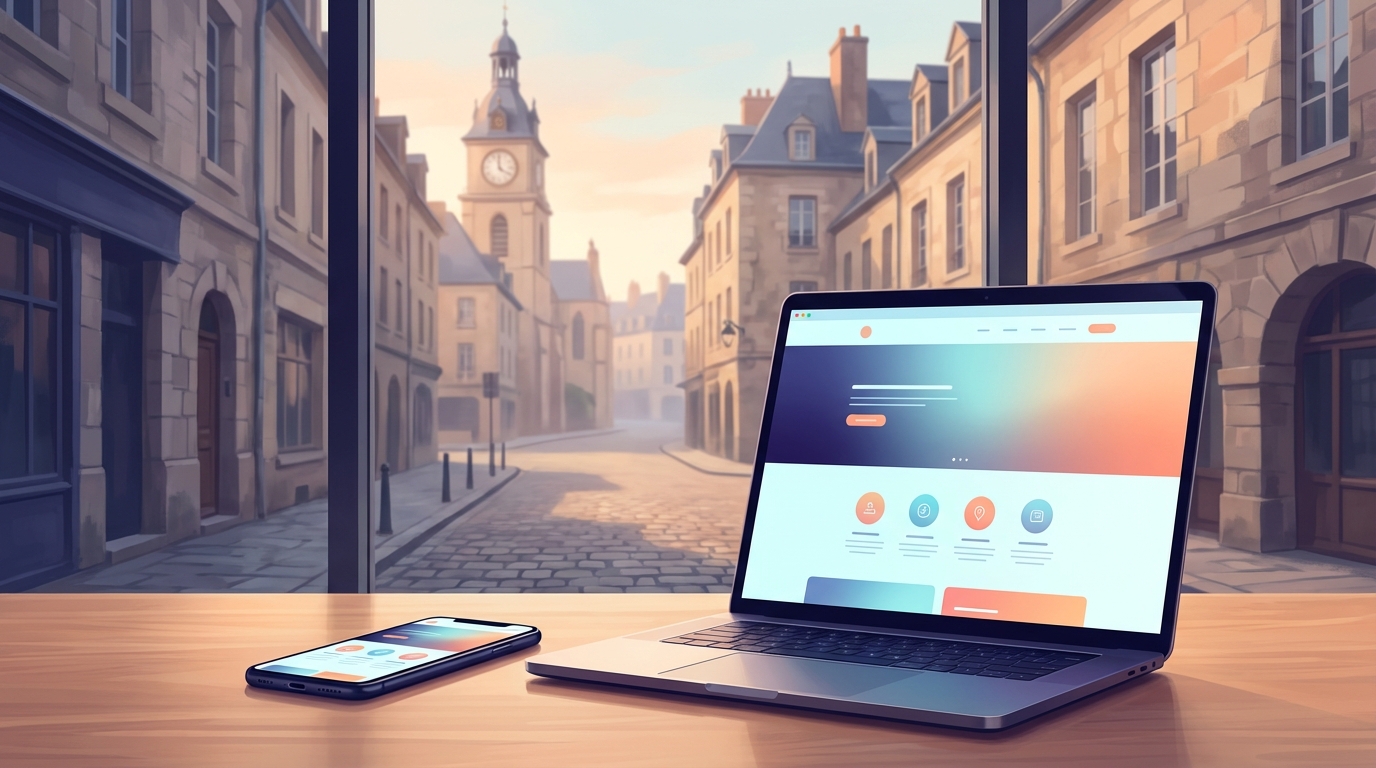 Création de site internet professionnel à Caen — Web Pulse