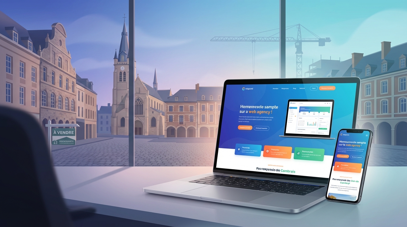 Création de site internet professionnel à Cambrai — Web Pulse