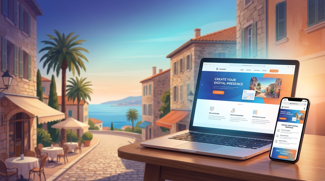 Création de site internet professionnel à Cannes — Web Pulse