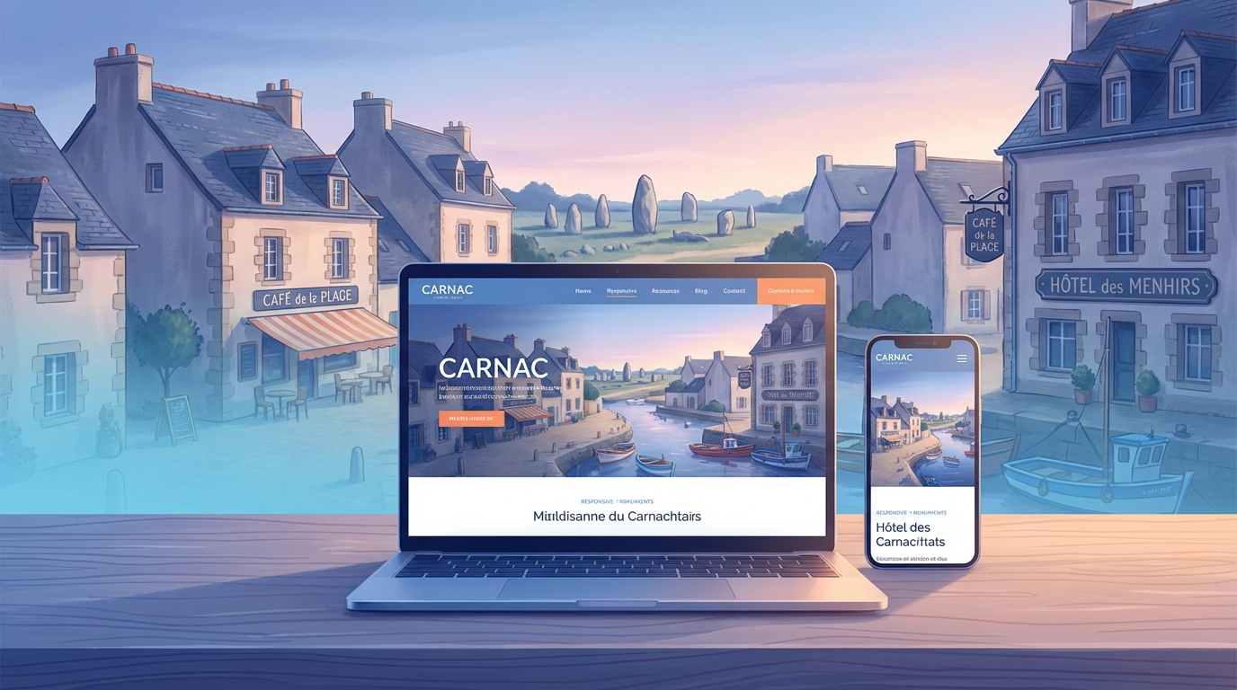 Création de site internet professionnel à Carnac — Web Pulse