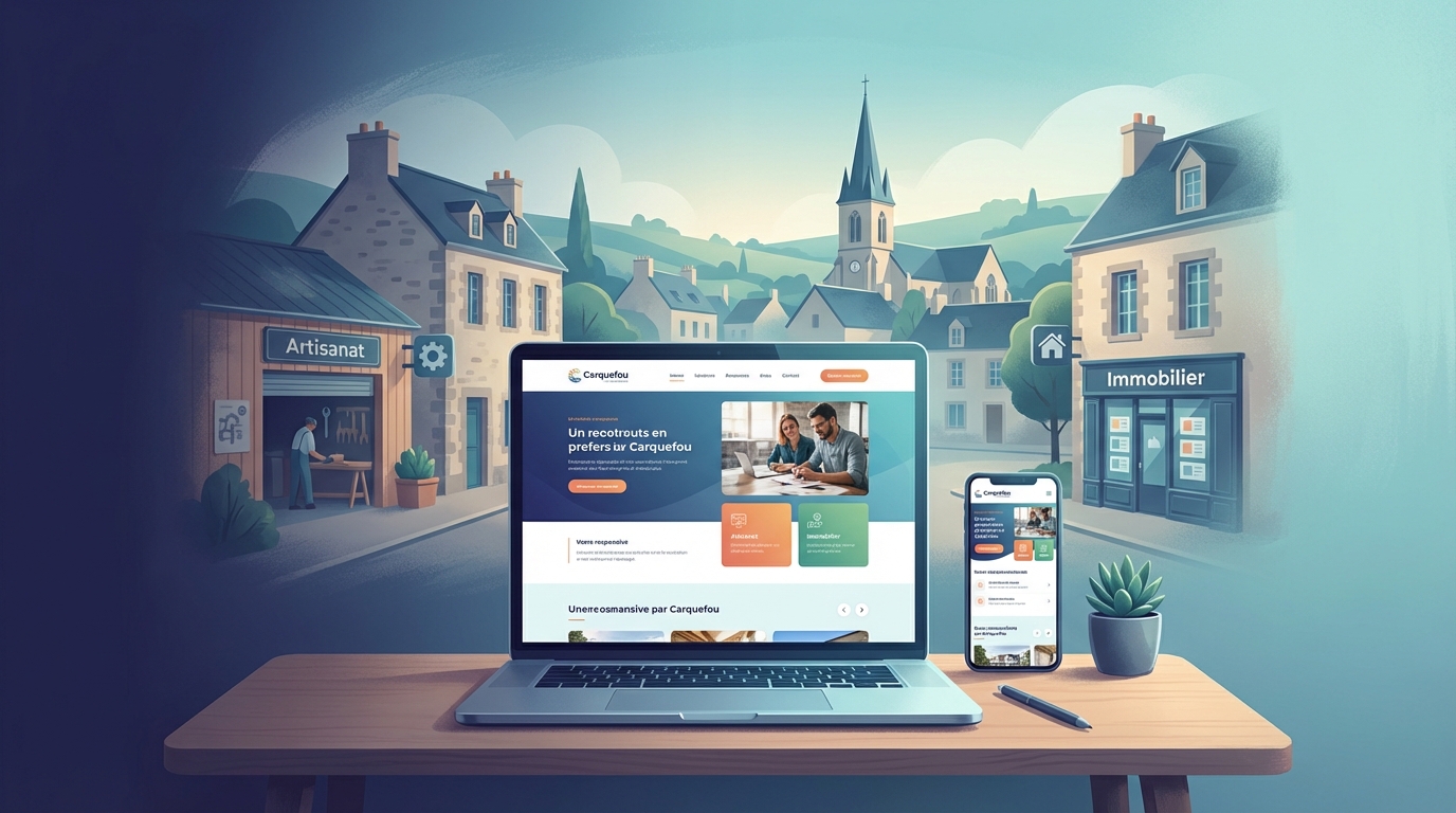 Création de site internet professionnel à Carquefou — Web Pulse