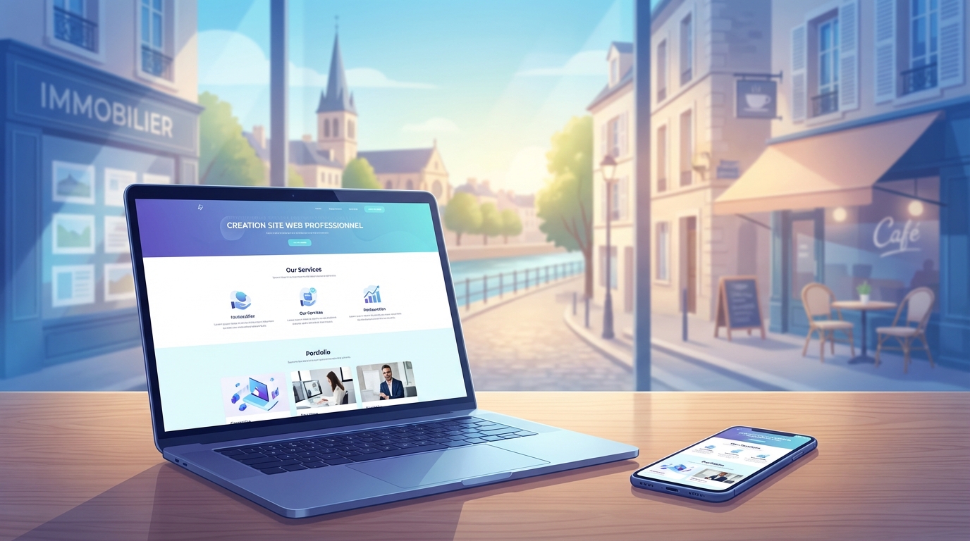 Création de site internet professionnel à Carrières-sous-Poissy — Web Pulse