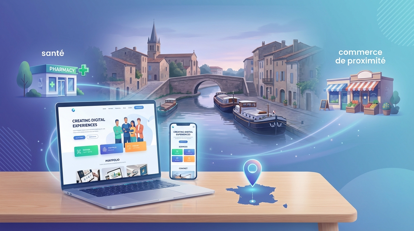 Création de site internet professionnel à Castelnaudary — Web Pulse