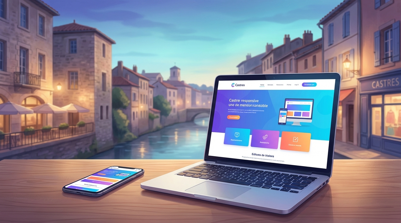 Création de site internet professionnel à Castres — Web Pulse