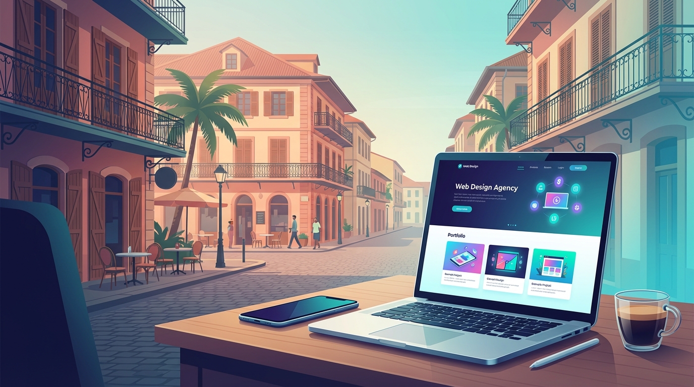 Création de site internet professionnel à Cayenne — Web Pulse