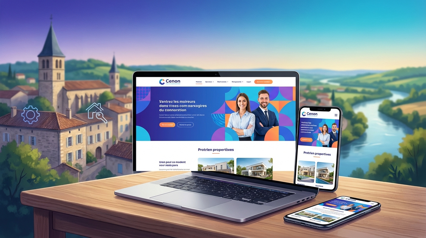 Création de site internet professionnel à Cenon — Web Pulse