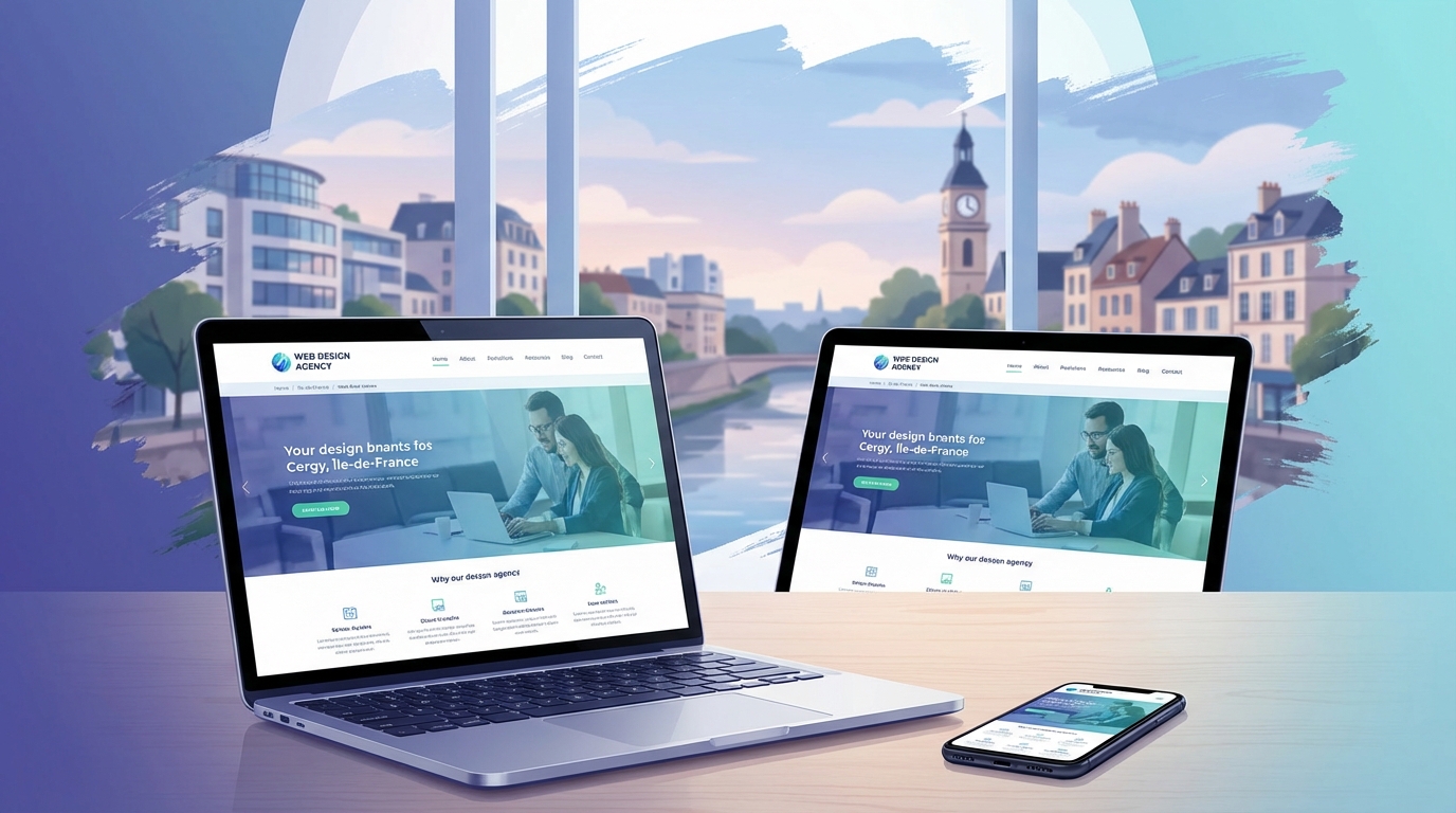 Création de site internet professionnel à Cergy — Web Pulse