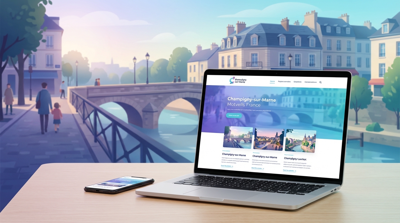 Création de site internet professionnel à Champigny-sur-Marne — Web Pulse
