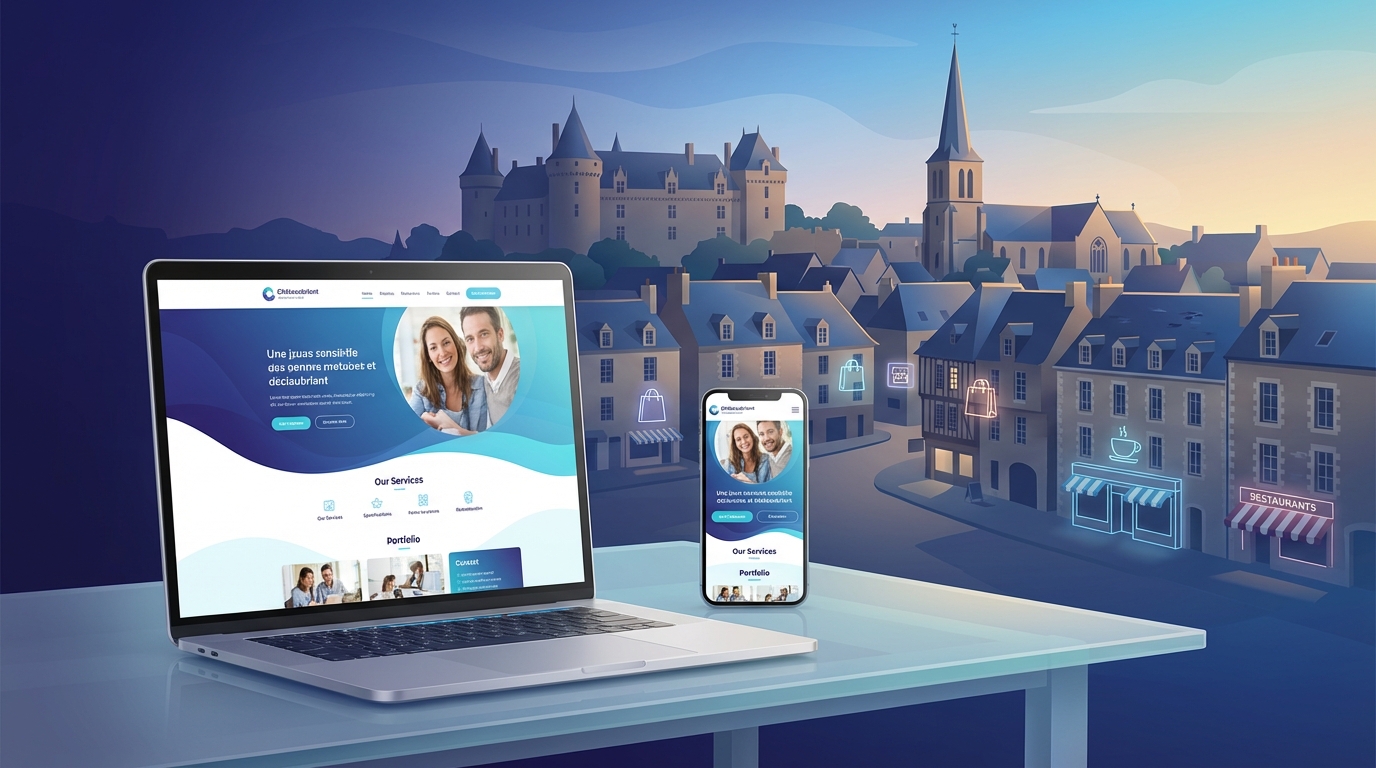 Création de site internet professionnel à Châteaubriant — Web Pulse
