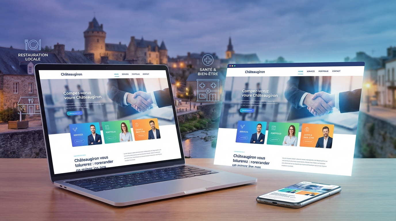 Création de site internet professionnel à Châteaugiron — Web Pulse