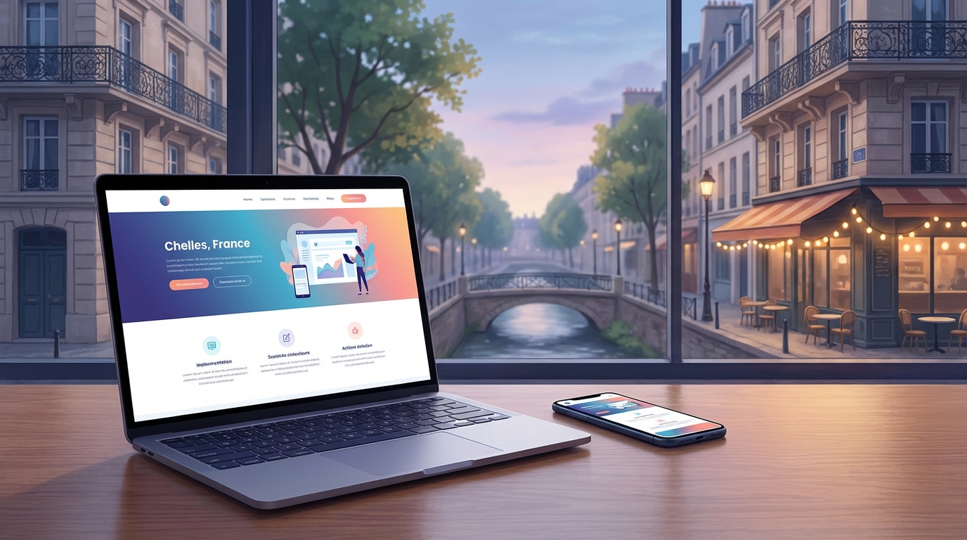 Création de site internet professionnel à Chelles — Web Pulse