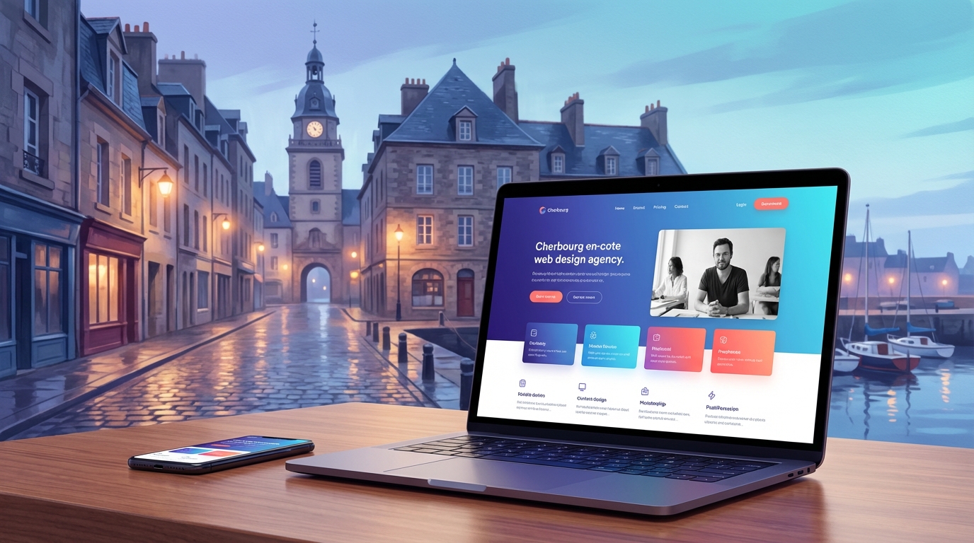 Création de site internet professionnel à Cherbourg-en-Cotentin — Web Pulse