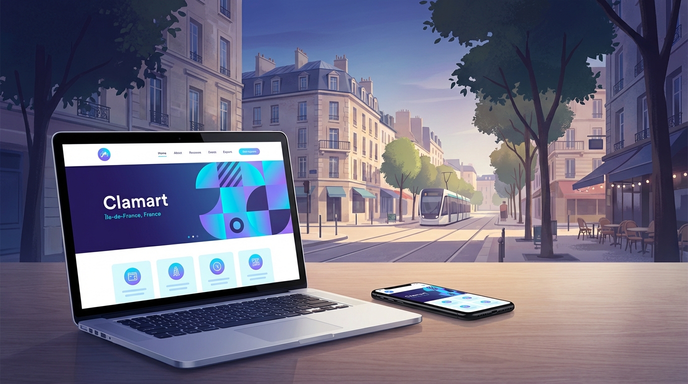 Création de site internet professionnel à Clamart — Web Pulse