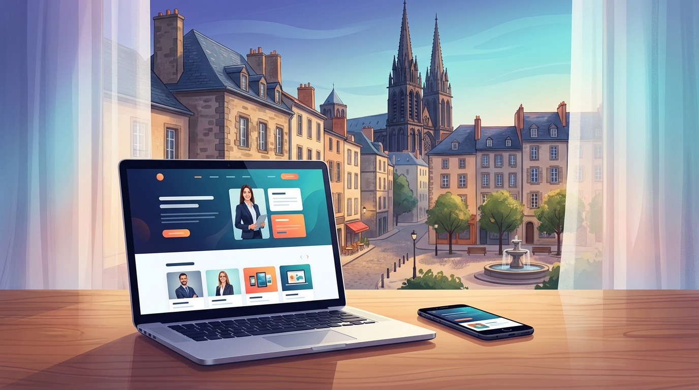 Création de site internet professionnel à Clermont-Ferrand — Web Pulse