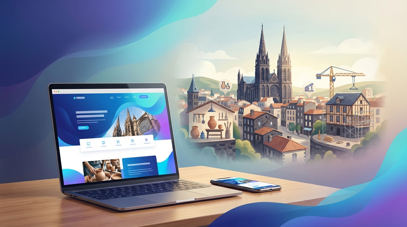 Création de site internet professionnel à Clermont — Web Pulse