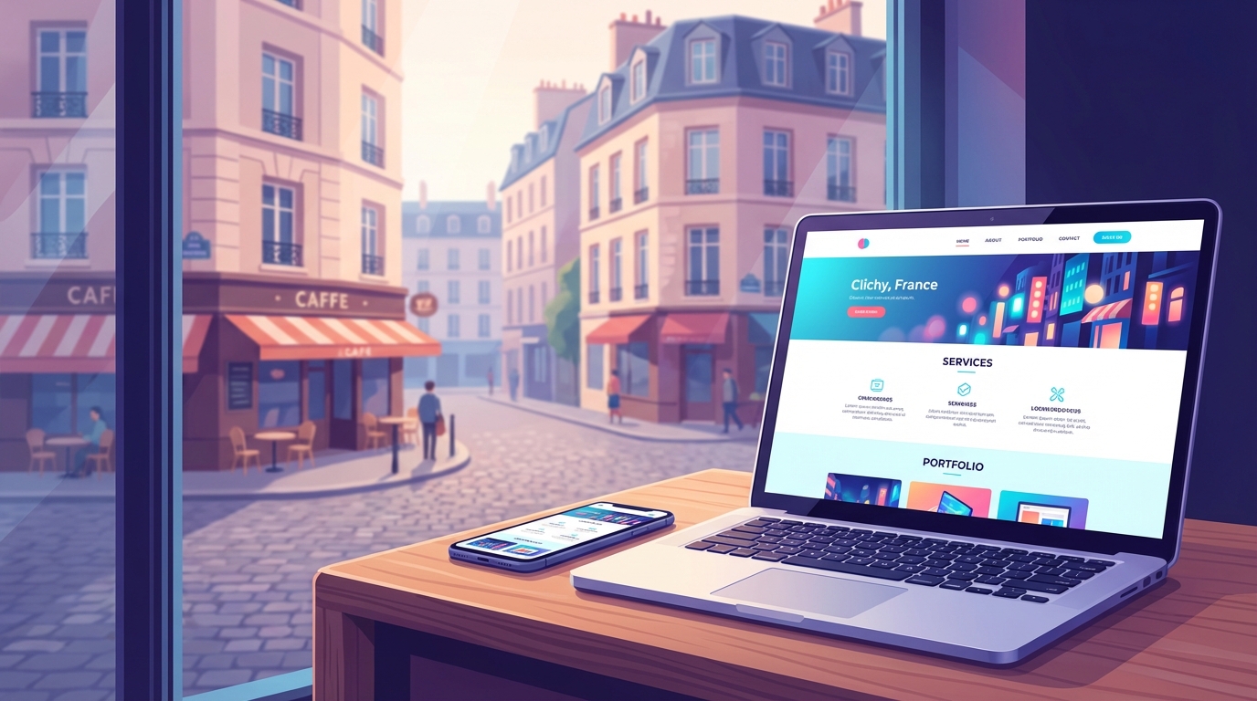 Création de site internet professionnel à Clichy — Web Pulse