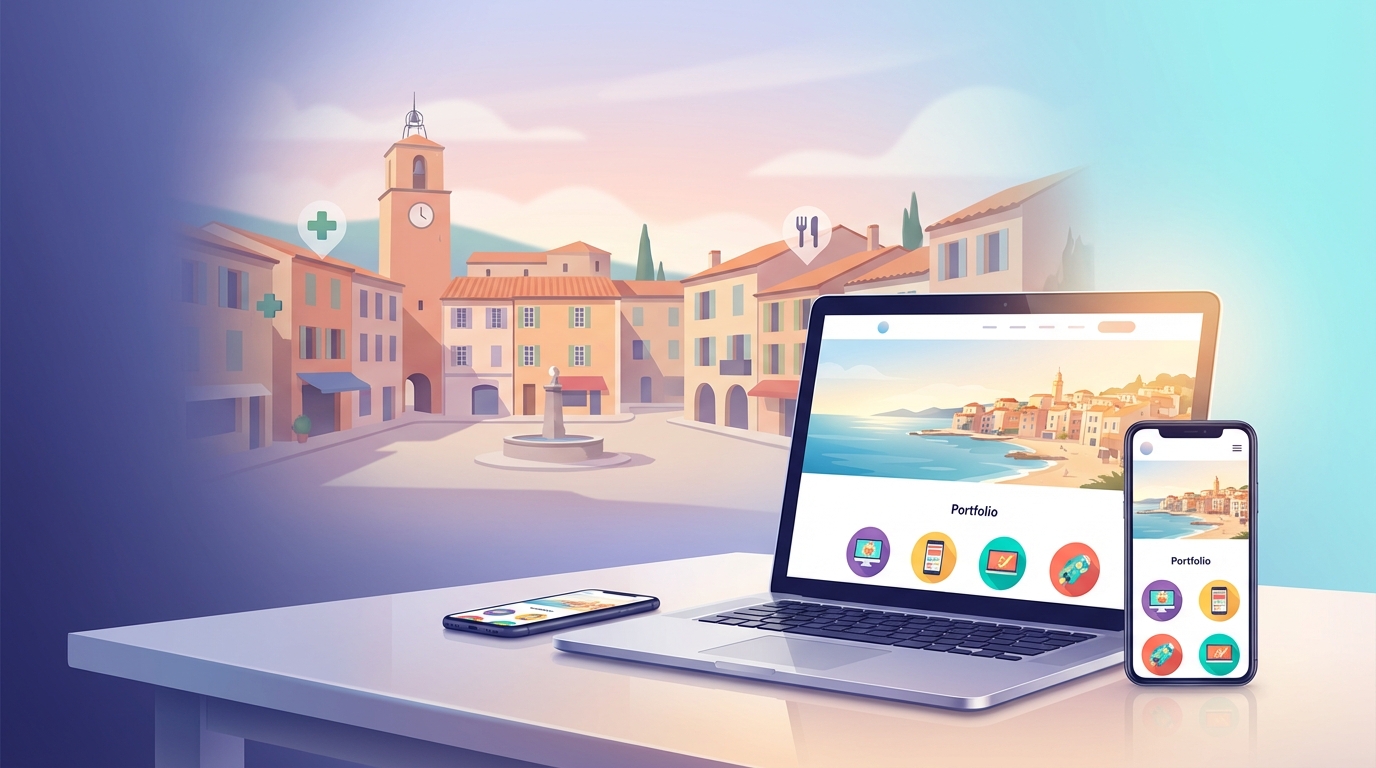 Création de site internet professionnel à Cogolin — Web Pulse