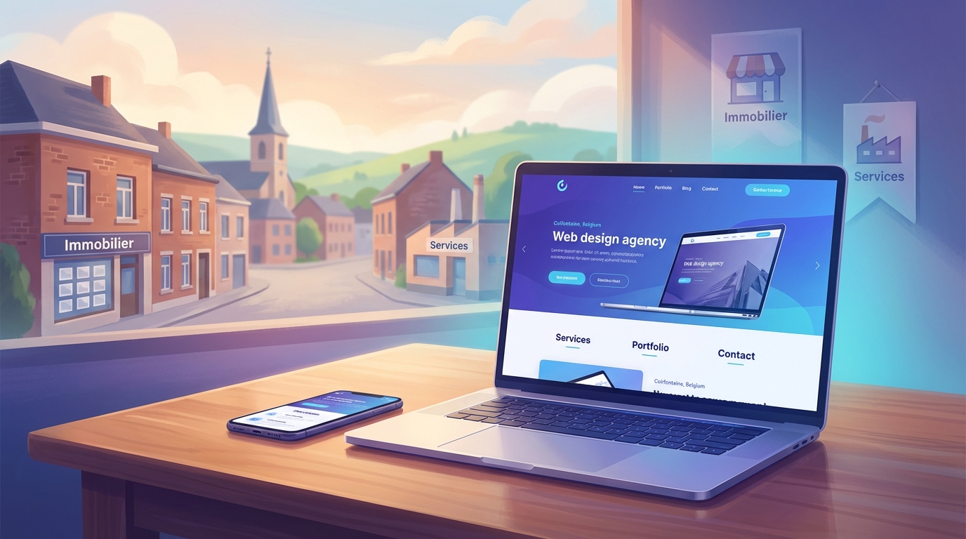 Création de site internet professionnel à Colfontaine — Web Pulse