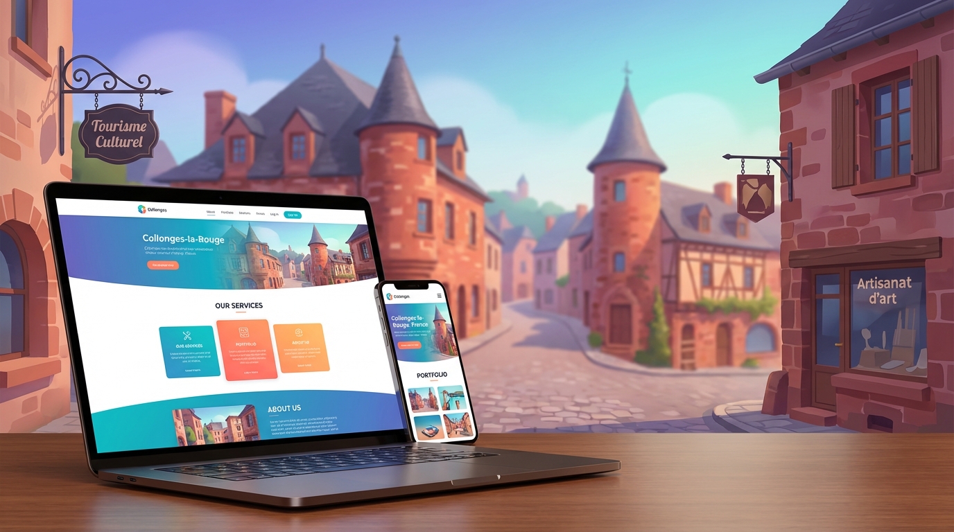 Création de site internet professionnel à Collonges-la-Rouge — Web Pulse