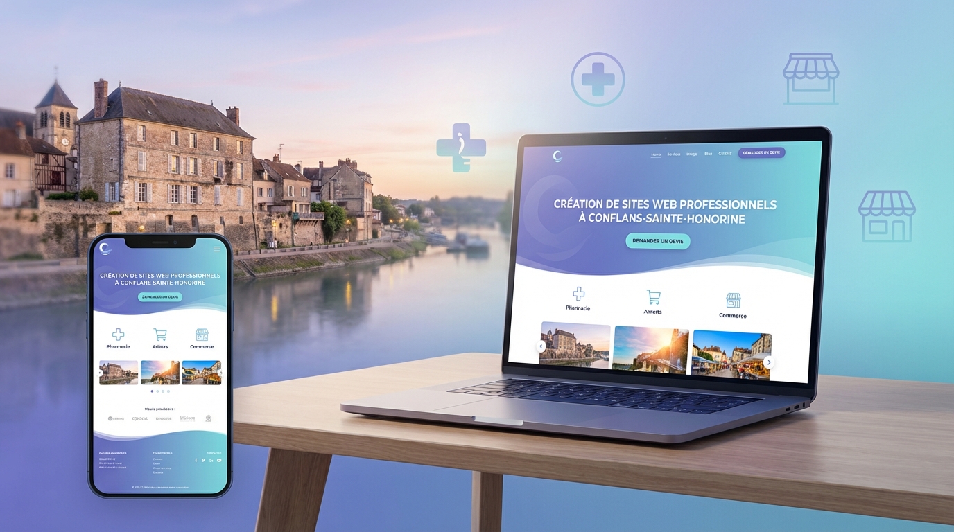 Création de site internet professionnel à Conflans-Sainte-Honorine — Web Pulse