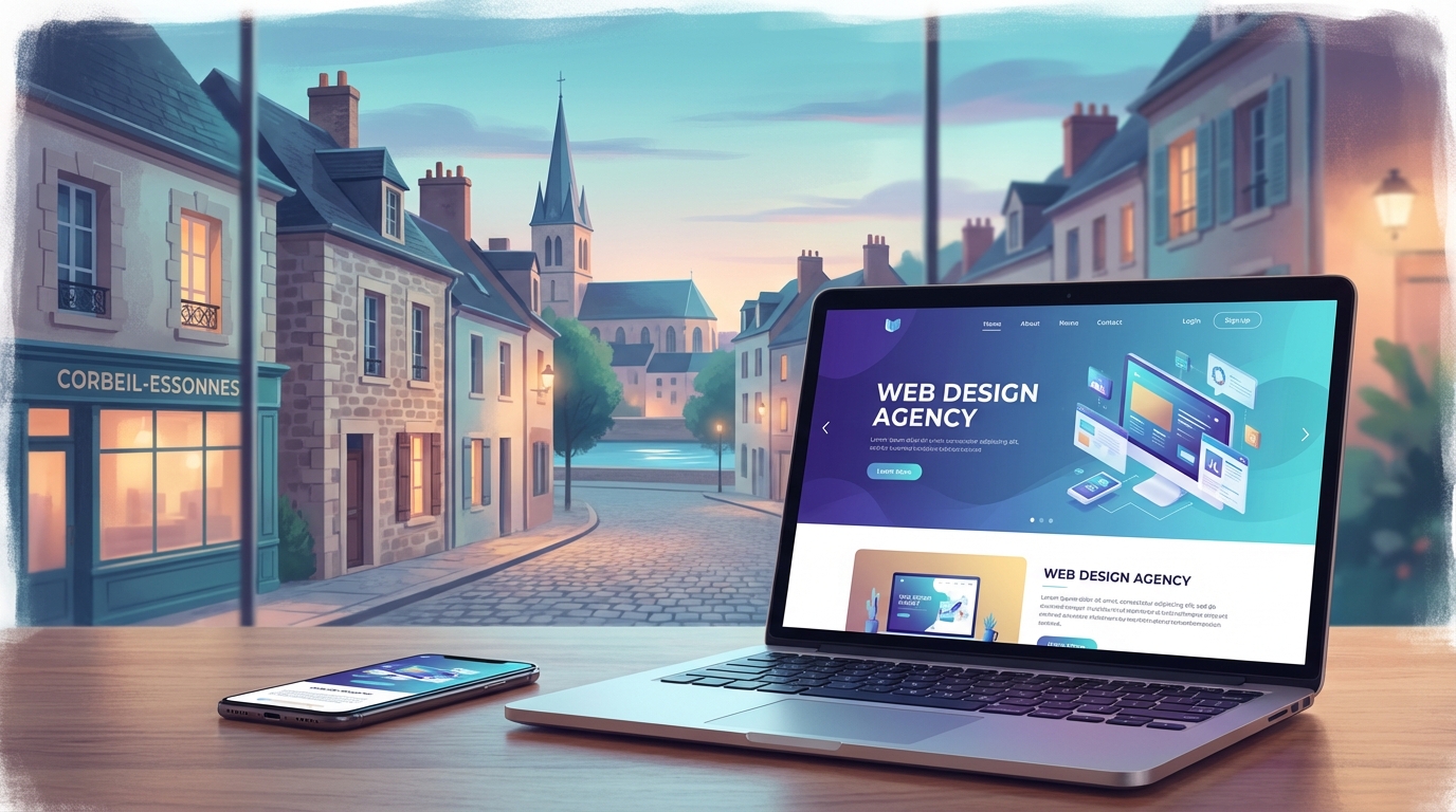Création de site internet professionnel à Corbeil-Essonnes — Web Pulse