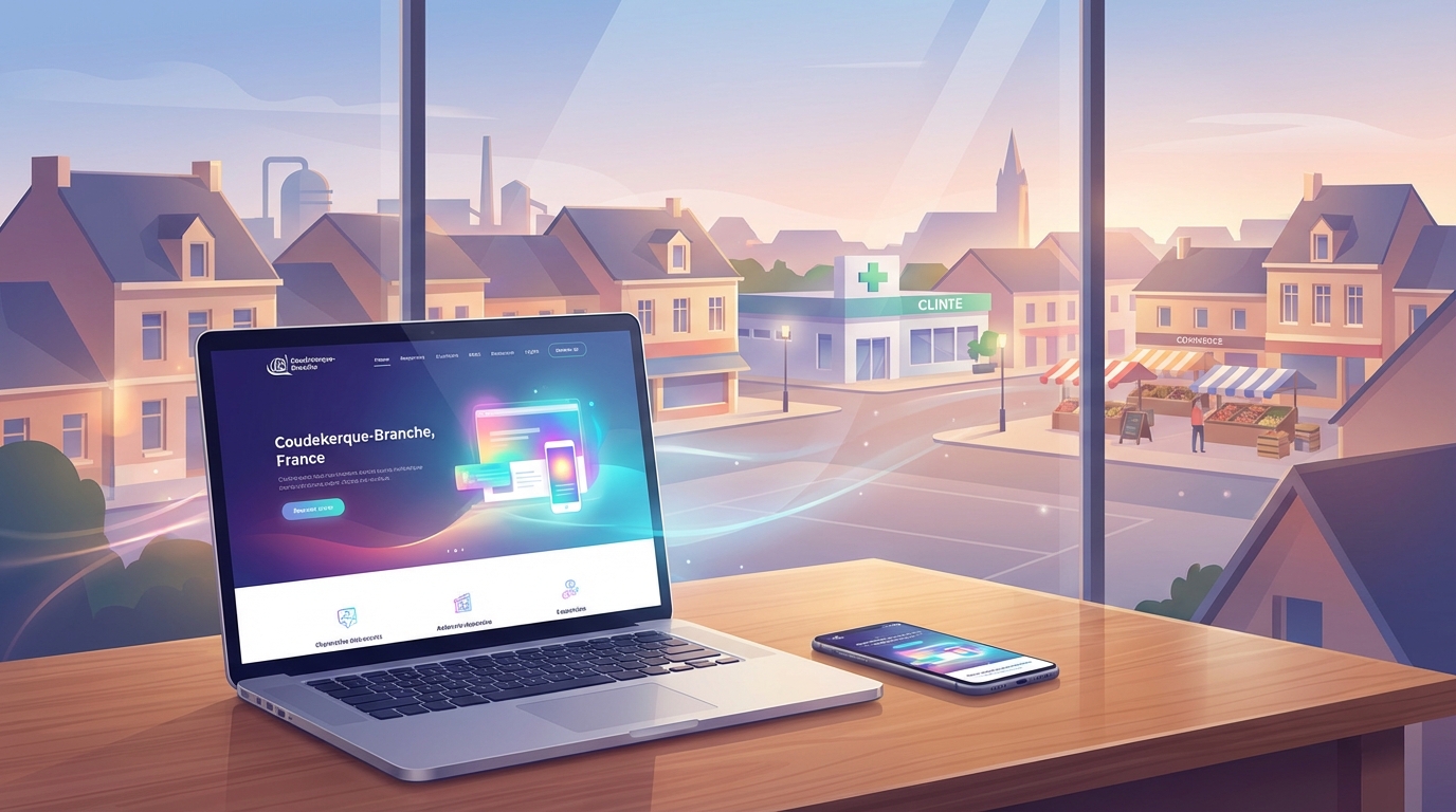 Création de site internet professionnel à Coudekerque-Branche — Web Pulse