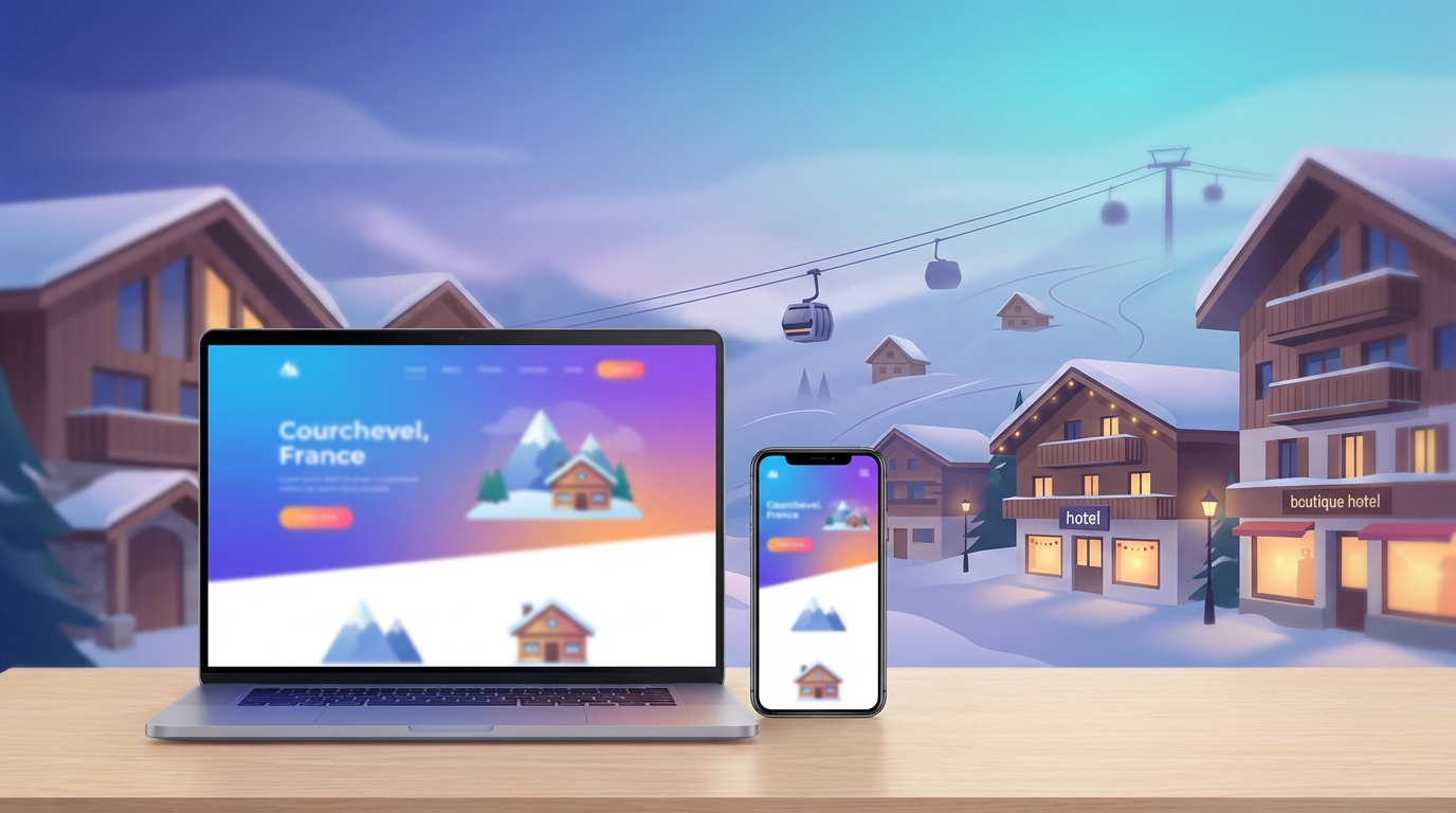Création de site internet professionnel à Courchevel — Web Pulse