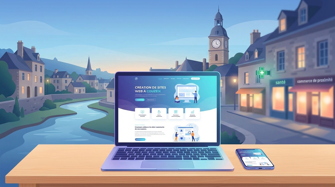 Création de site internet professionnel à Couzeix — Web Pulse