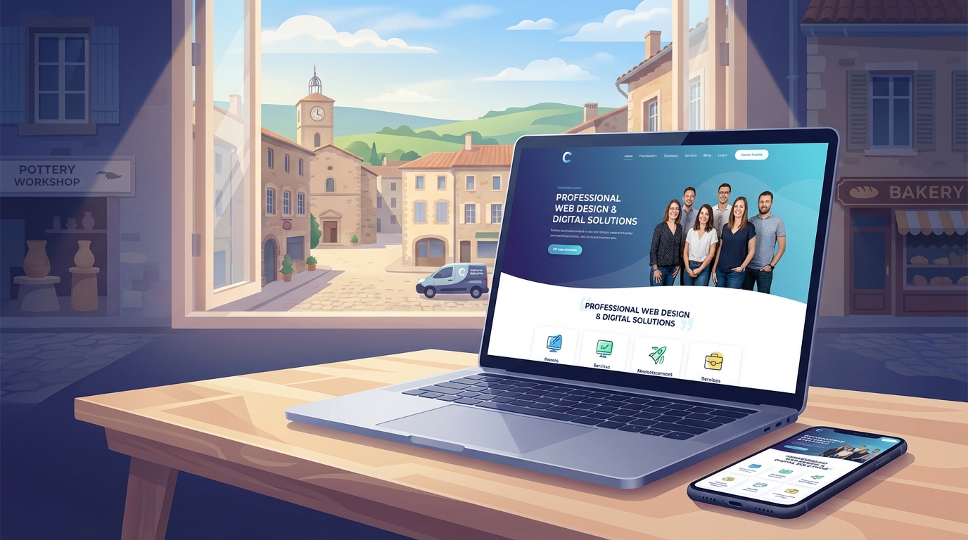 Création de site internet professionnel à Craponne — Web Pulse