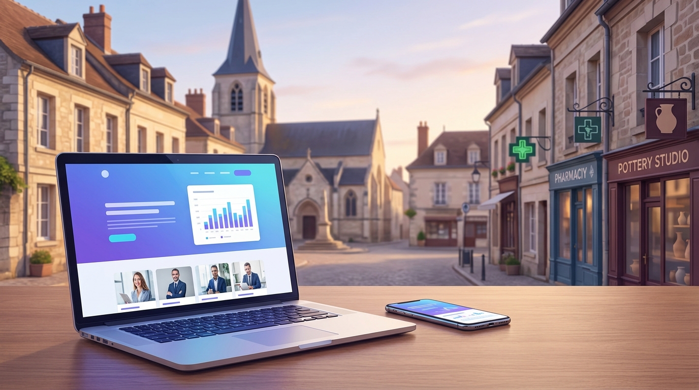 Création de site internet professionnel à Crépy-en-Valois — Web Pulse