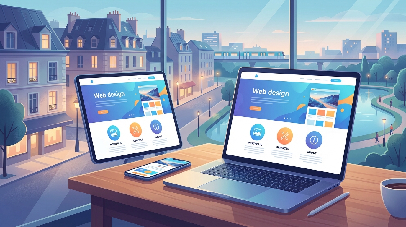 Création de site internet professionnel à Créteil — Web Pulse