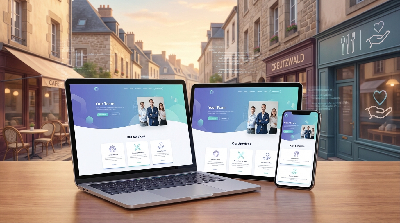 Création de site internet professionnel à Creutzwald — Web Pulse