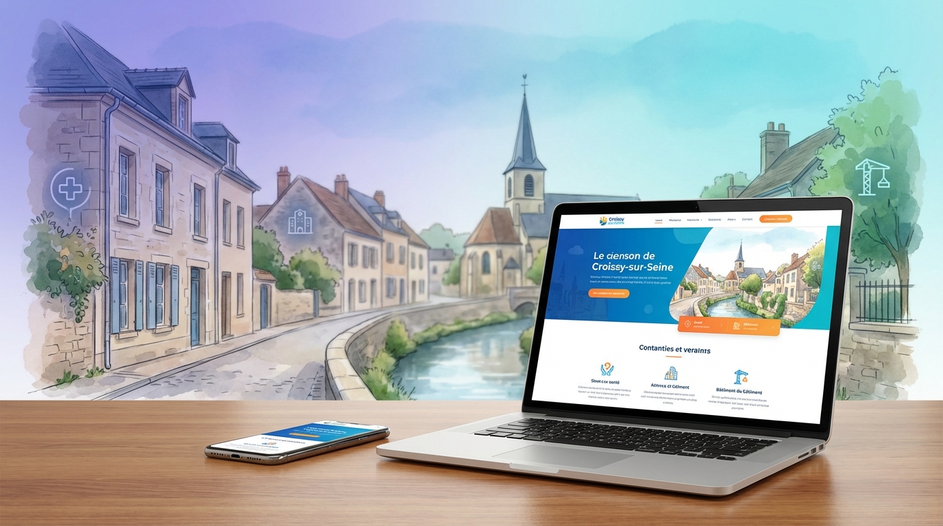 Création de site internet professionnel à Croissy-sur-Seine — Web Pulse