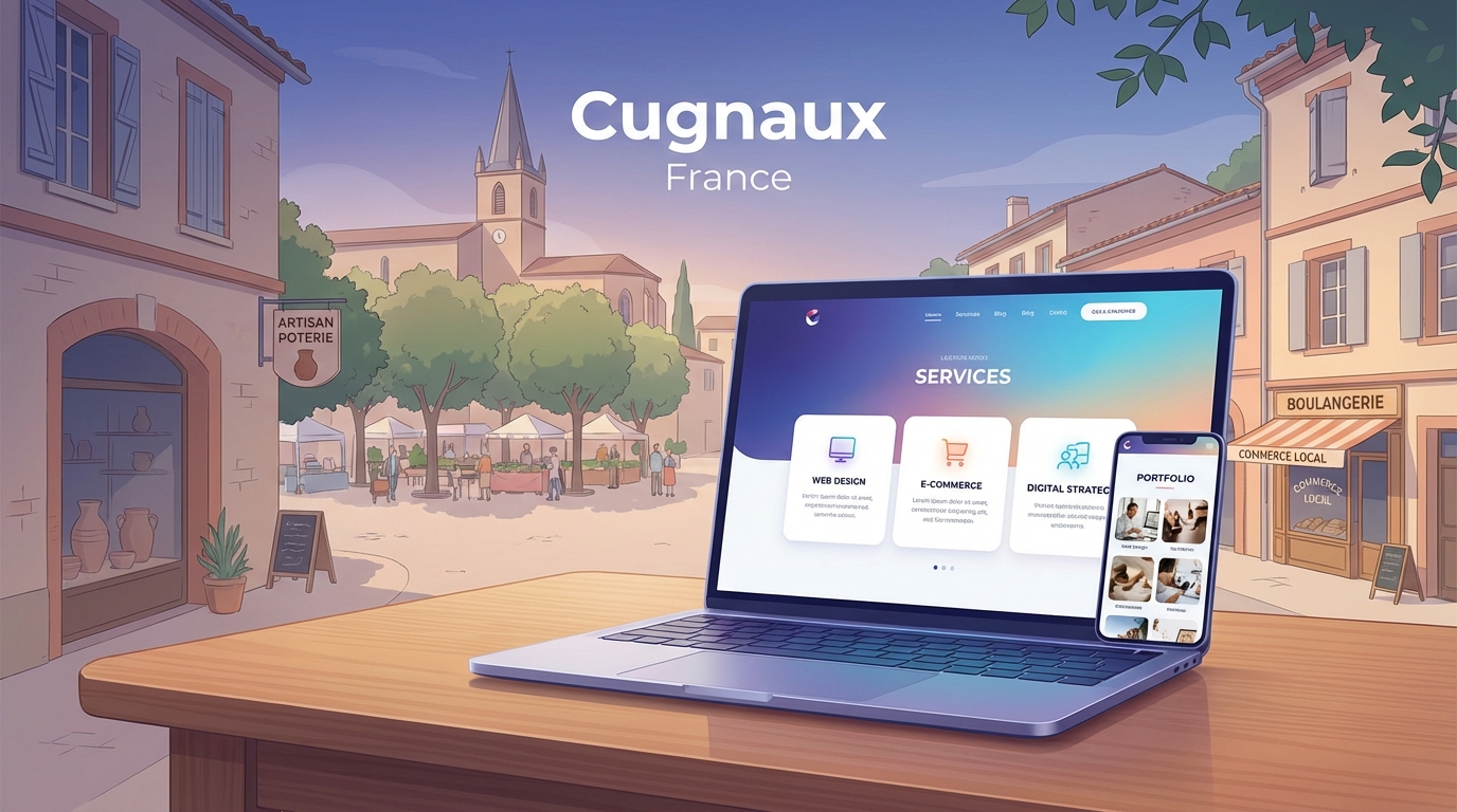 Création de site internet professionnel à Cugnaux — Web Pulse