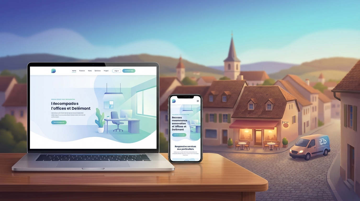 Création de site internet professionnel à Delémont — Web Pulse