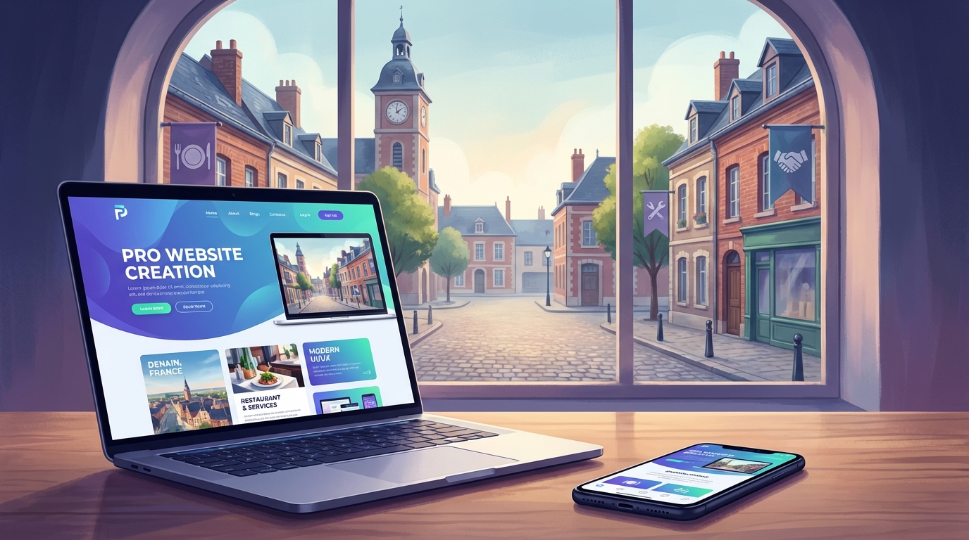 Création de site internet professionnel à Denain — Web Pulse