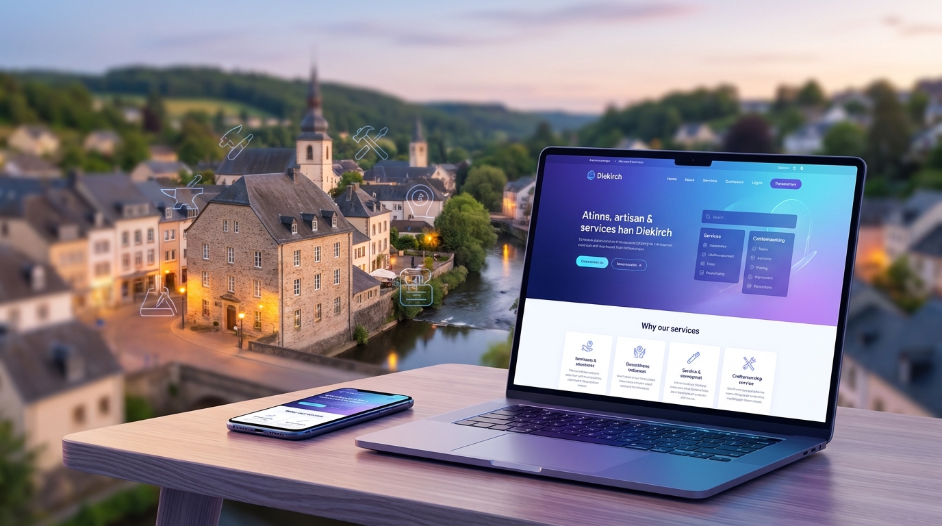 Création de site internet professionnel à Diekirch — Web Pulse