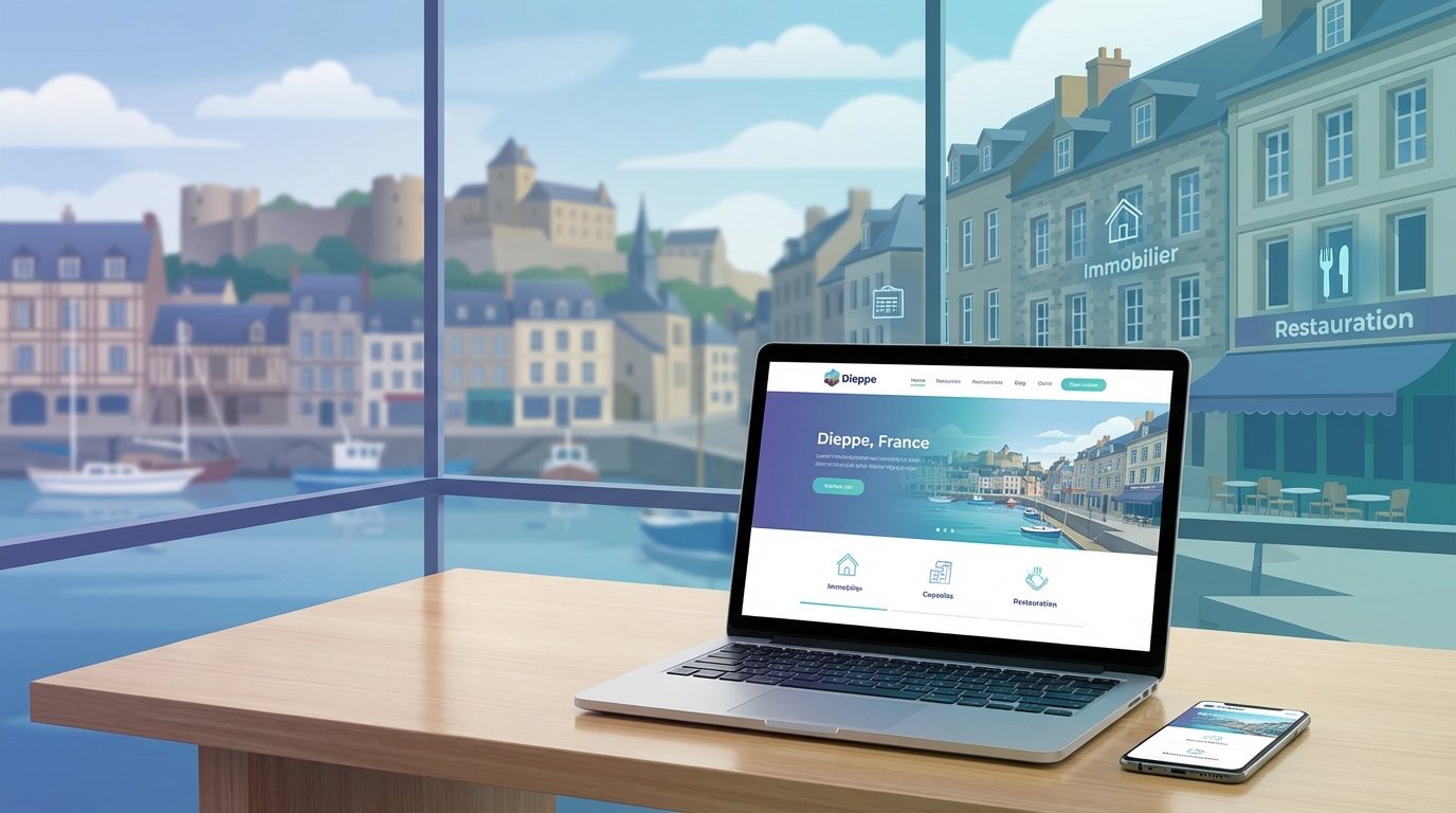 Création de site internet professionnel à Dieppe — Web Pulse