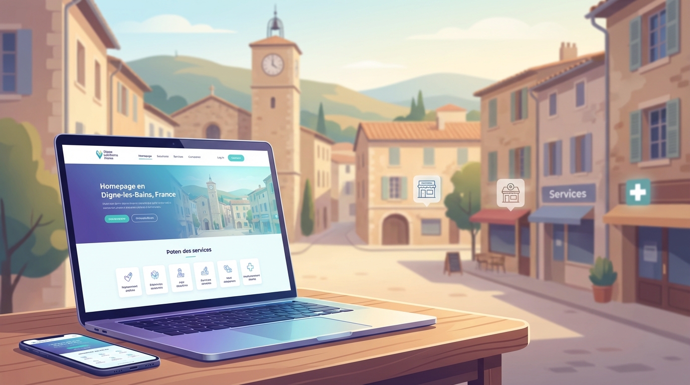 Création de site internet professionnel à Digne-les-Bains — Web Pulse
