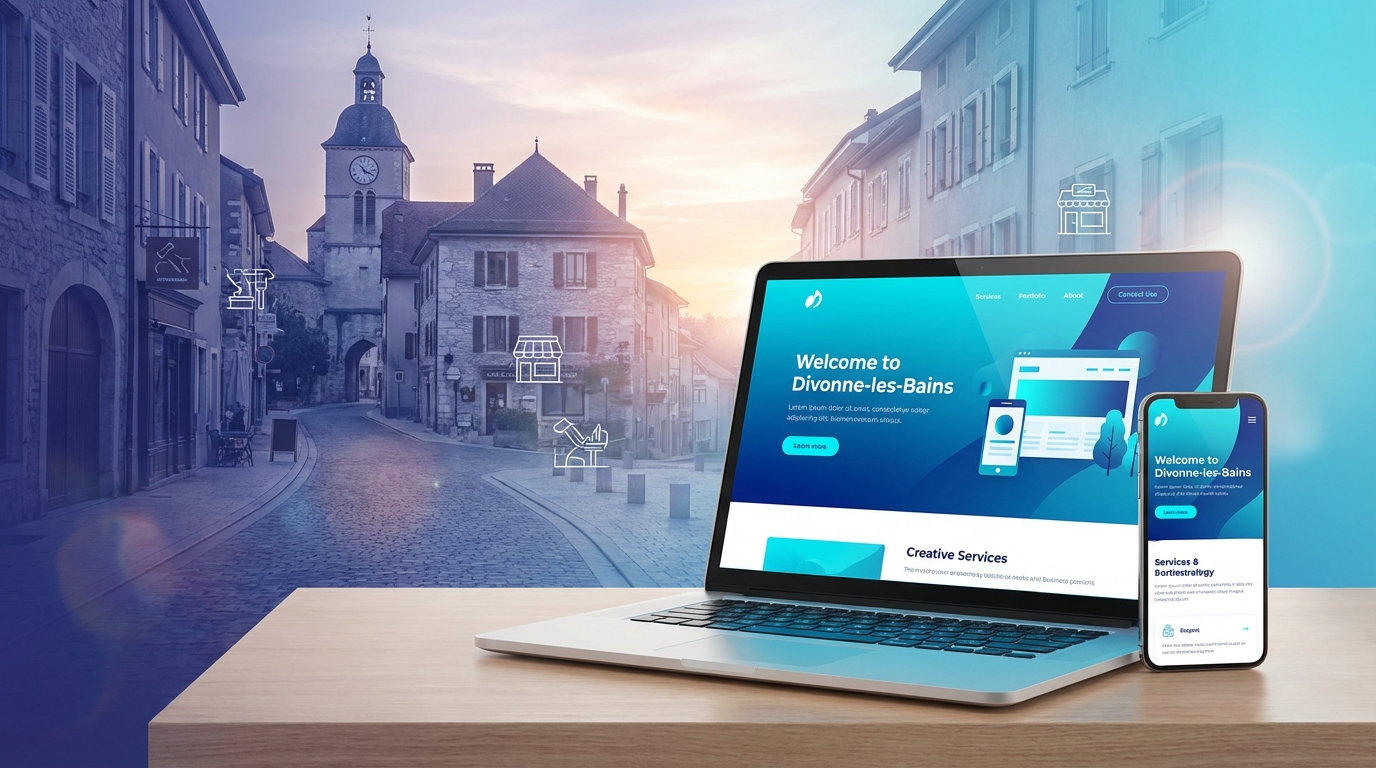 Création de site internet professionnel à Divonne-les-Bains — Web Pulse