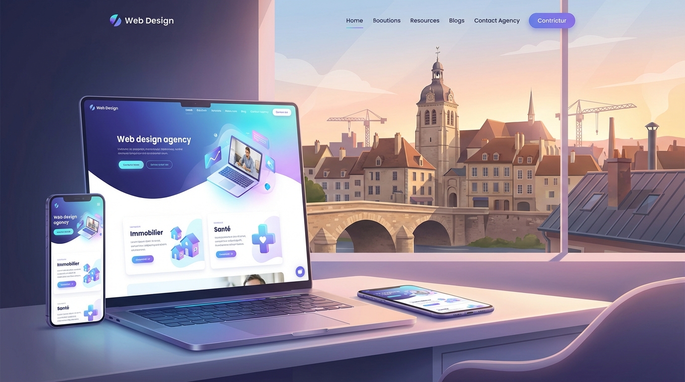 Création de site internet professionnel à Dole — Web Pulse