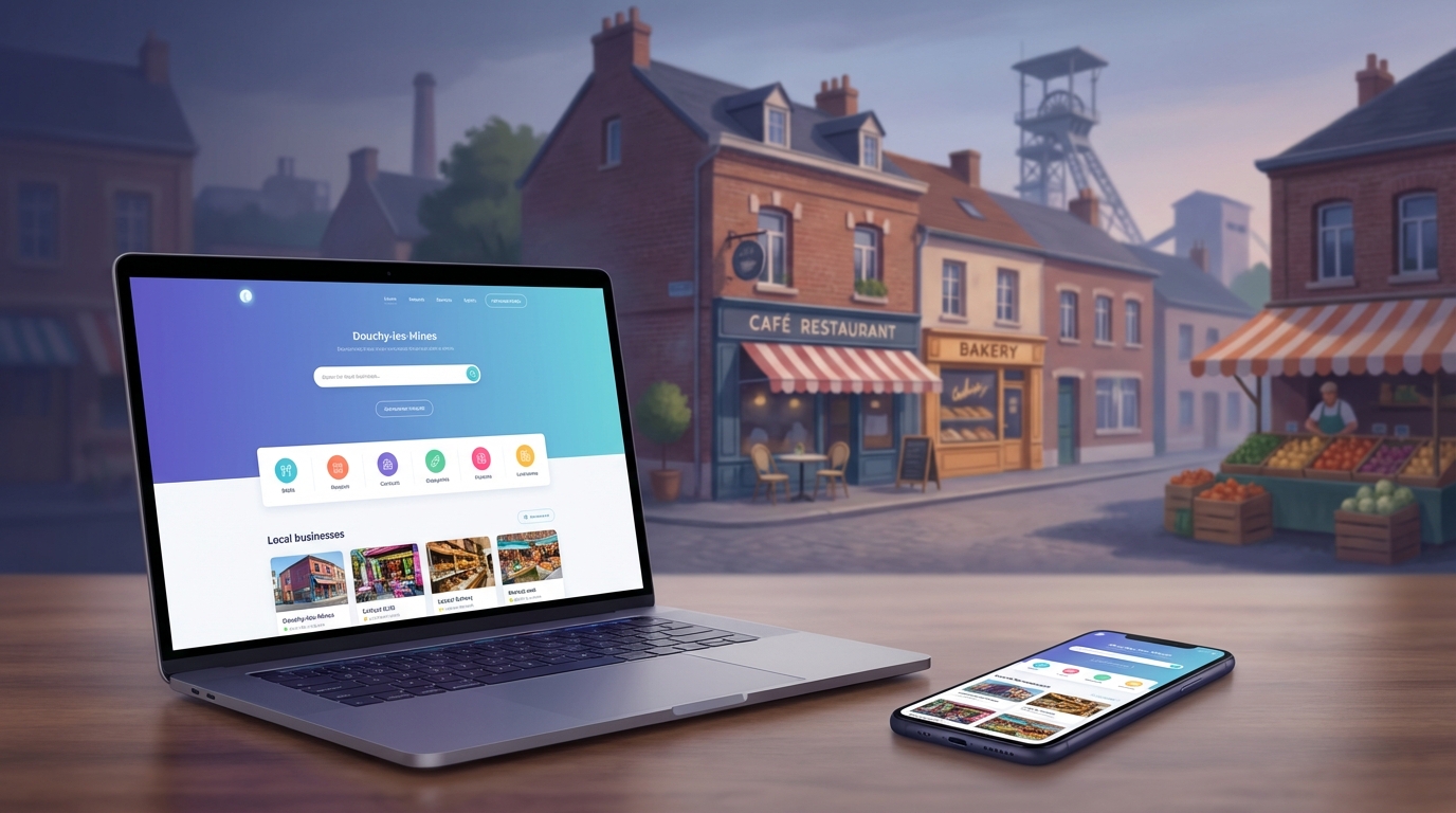 Création de site internet professionnel à Douchy-les-Mines — Web Pulse