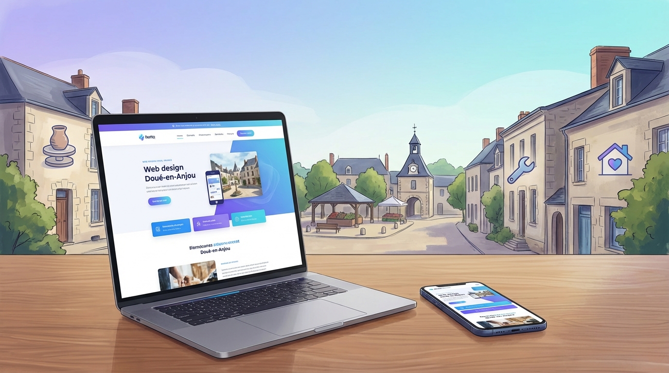 Création de site internet professionnel à Doué-en-Anjou — Web Pulse