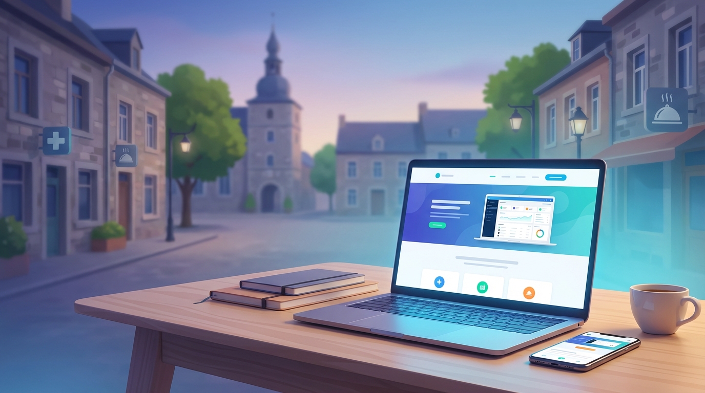 Création de site internet professionnel à Dour — Web Pulse